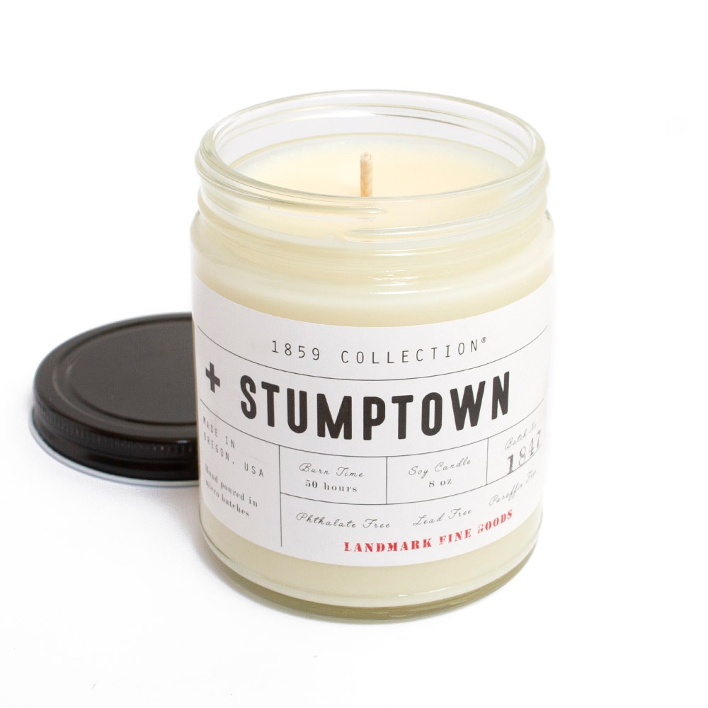 Landmark Fine Goods, Candle, 8 ounce, Stumptown